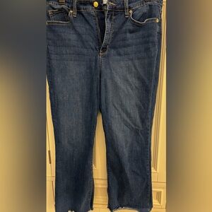 Crown & Ivy Dark Blue Straight Leg Jeans
